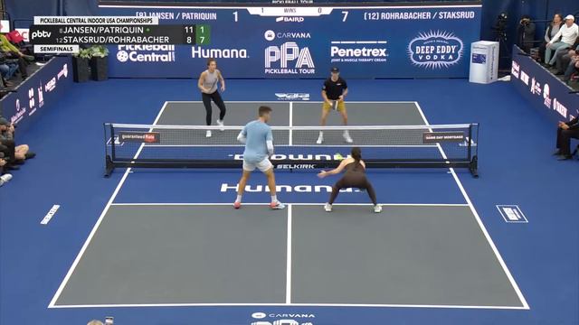 Jansen/Patriquin vs Staksrud/Rohrabacher at the Pickleball Central Indoor USA Championships смотреть онлайн