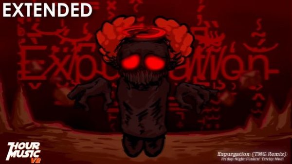 The Musical Ghost Extended - Friday Night Funkin' Tricky Mod - Expurgation [TMG Remix] (1 Hour)