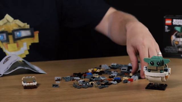 LEGO Brickheadz 113 The Child and 114 The Mandalorian Review with Brickmad Sam смотреть онлайн