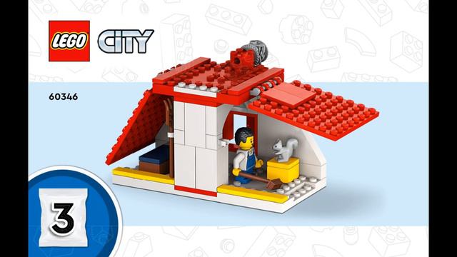LEGO Set 60346 Barn & Farm Animals building instrucions смотреть онлайн