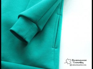 Карман в боковом шве, на примере толстовки из футера с начёсом. МК