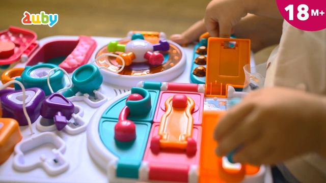 Игрушка развививающая Auby Бизиборд световые и звуковые эффекты смотреть онлайн