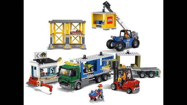 Lepin 02082 Cargo Terminal смотреть онлайн