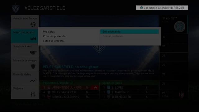 PRO EVOLUTION SOCCER 2018 Modo Carrera Parte 3 смотреть онлайн