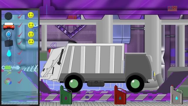 Garbage Truck | Garbage Truck Repair | Car Garage | Car Repair смотреть онлайн