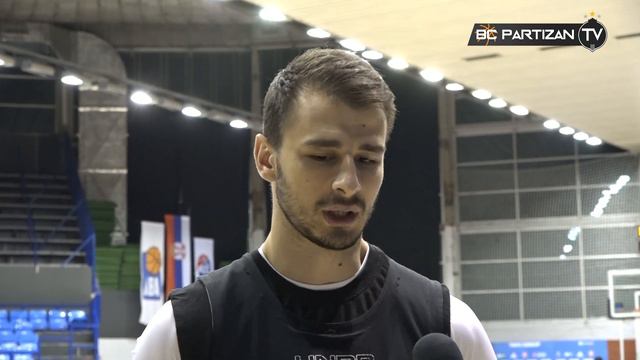 BC Partizan TV: Nemanja Dangubić pred Huventud u Hali sportova смотреть онлайн