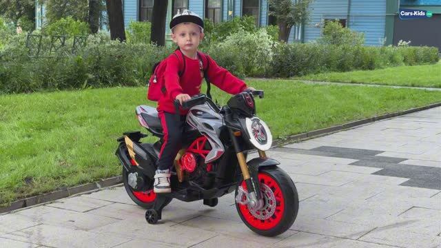 Детский электромотоцикл MV Augusta 800RC YKB5937 12V. Сайт для заказа cars-kids.com смотреть онлайн