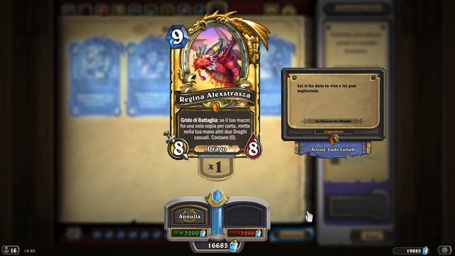 Crafting Golden Dragonqueen Alexstrasza | Hearthstone смотреть онлайн