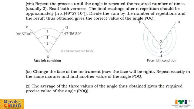 Surveyor/D-civil- First Year-Theodolite Surveying Part-5,Measurement of Hor. Angle(Repetition mthd. смотреть онлайн