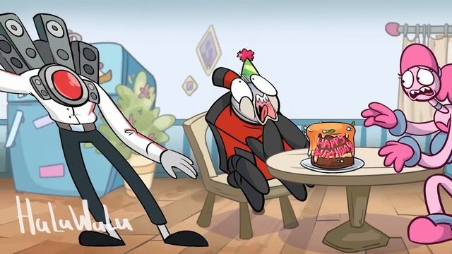 TITAN MUSICMAN But the COLORS are MISSING?! // Poppy Playtime Chapter 3 Animation смотреть онлайн