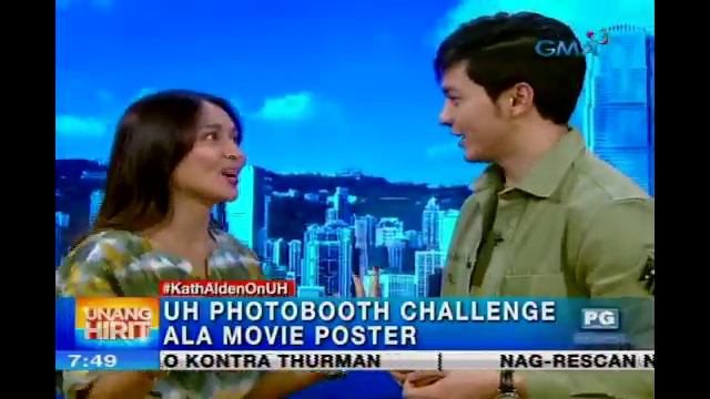 Unang Hirit: Alden Richards at Kathryn Bernardo, kumasa sa UH Photo Booth Challenge! смотреть онлайн