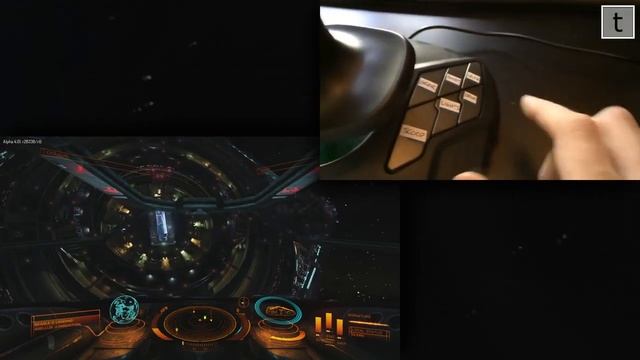 Elite Dangerous Controller Setup Thrustmaster T16000M and Flight Assist ON смотреть онлайн