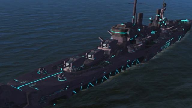 World of Warships Blitz: New Space Camouflage For Minotaur смотреть онлайн