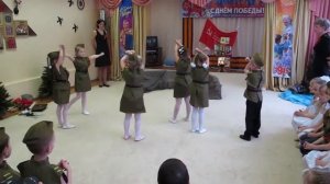 70 лет Великой Победы.  А зори здесь тихие.  Детский сад 1237