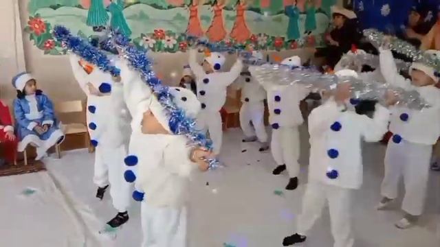129.mtm Bolalar Bogʻchasida Yangi Yil Bayrami. 3 Gurux Bolajonlari