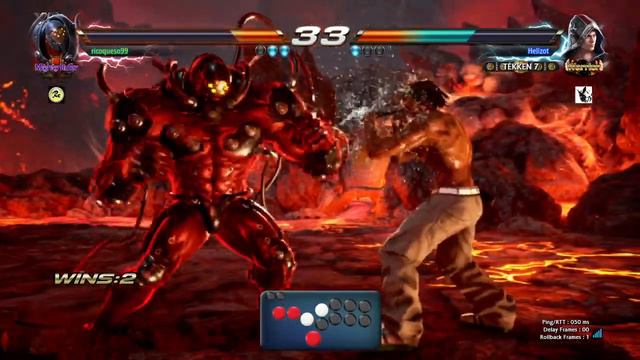 Tekken 7: Practicing with hitbox controller смотреть онлайн