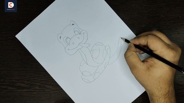 how to draw snake for kids || drawing & coloring snake step by step смотреть онлайн