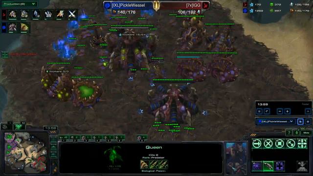 StarCraft 2 Heart of the Swarm ZvP - adamant.Pickle vs [7x]lGG смотреть онлайн