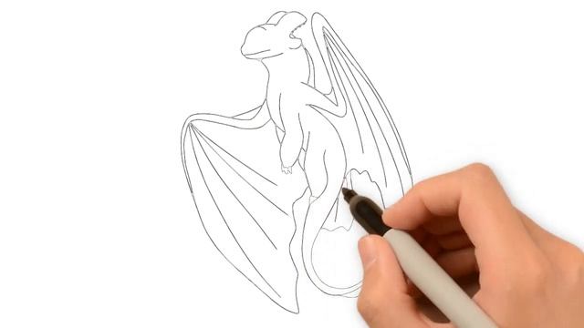 How To Train Your Dragon How To Draw Light Fury Как приручить дракона Научись рисовать Дневную фури