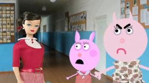 Пепа мультфильм Маму вызвали в школу, а Учительница не смогла - новый Мультик на Русском 2017