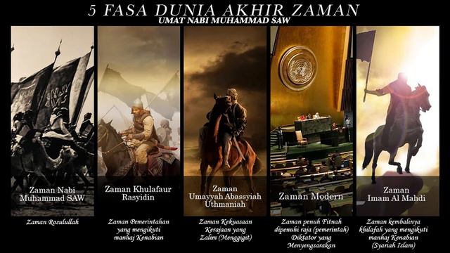 5 FASA DUNIA AKHIR ZAMAN UMAT NABI MUHAMMAD SAW смотреть онлайн