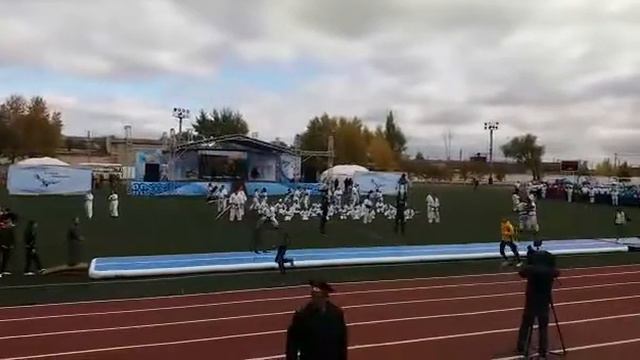 Стадион "Жастар" после ремонта. Петропавловск смотреть онлайн