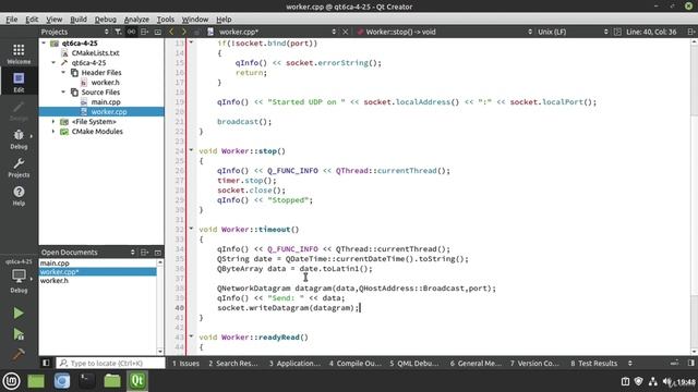 25. Asynchronous UDP смотреть онлайн