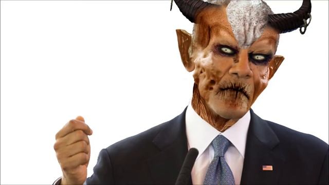 HALLOWEEN SPECIAL ! DIGITAL MATTE PAINTING - OBAMA HORROR смотреть онлайн