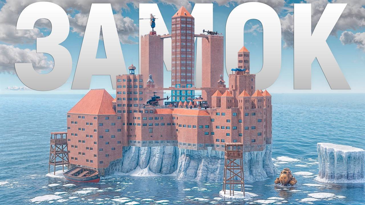 ГИГАНТСКИЙ ЗАМОК НА АЙСБЕРГЕ ПРИМАНИВАЕТ КЛАНЫ ВСЕГО СЕРВЕРА в игре Rust/Раст смотреть онлайн