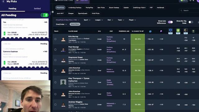 March Madness: NBA & College Basketball Picks, Player Props, Best Bets - PrizePicks, FanDuel, Fliff смотреть онлайн