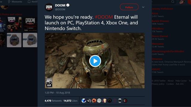 DOOM Eternal: How Will Nintendo Switch Handle the Heat? смотреть онлайн