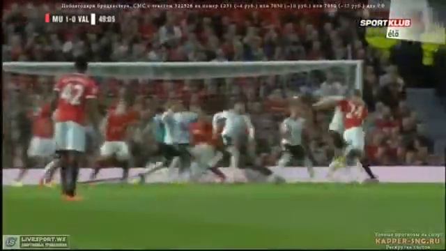 Darren Fletcher Goal Manchester United vs Valencia 1-0 ~ Friendly Match 2014 смотреть онлайн