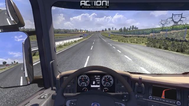 Euro TRUCK SIMULATOR 2 покатушки на грузовике застрял! смотреть онлайн