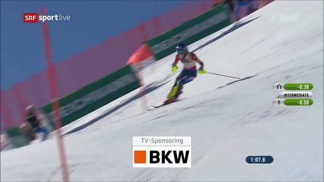 Mikaela Shiffrin In Slow Motion Alpine Skiing