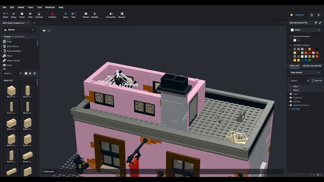 The Daily Prophet + Quality Quidditch Supplies Design (Ep. 6) - LEGO Modular Diagon Alley MOC смотреть онлайн