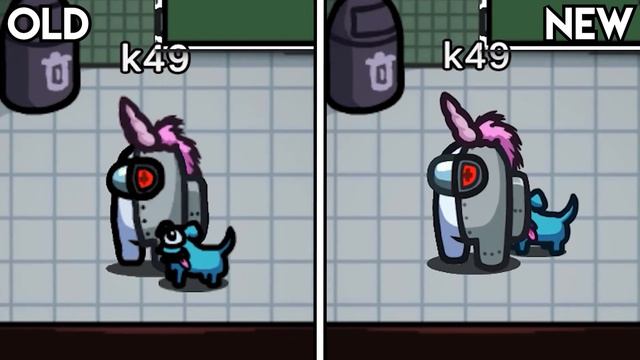 Among Us New Update - Old vs New Pets Animations (15 players lobby) смотреть онлайн