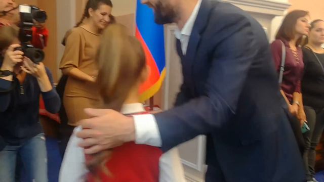Вручение золотого значка ГТО ll степени. Мэрия г.Новосибирск 2019 смотреть онлайн