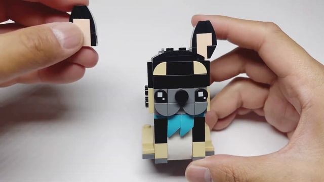 Pets - French Bulldog | LEGO Brick Headz 40544 смотреть онлайн