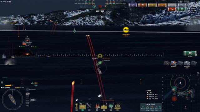 A second before the defeat. Ranks in gold, EU-region, Ragnar. WOWS смотреть онлайн
