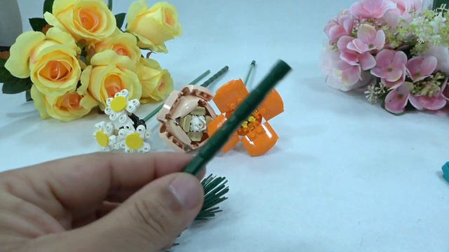 레고로 만든 꽃다발 LEGO 10280 Flower Bouquet 단비스의 리뷰 & 조립 смотреть онлайн