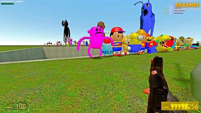 New! SPARTAN KICK MEMES 3D & TREVOR HENDERSON CREATURES in Garry's Mod! смотреть онлайн