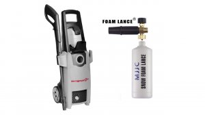 Автомойка Интерскол АМ-140/1800С + пеногенератор.