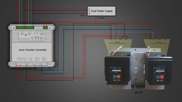Auxc2000 MCCB connection&parameterization смотреть онлайн
