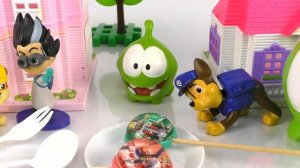 Мультик Ам Ням и Щенячий Патруль делят зефирки! Сборник Мультиков.