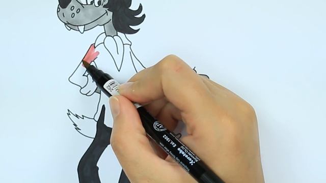 Nu Pogodi Lupo e Lepre | Come disegnare coloring book l Imparare colori video per bambini смотреть онлайн