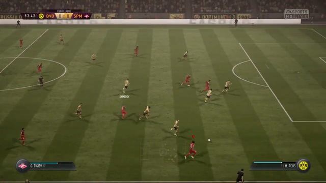 Боруссия Дортмунд-Спартак Москва Полуфинал Лиги Европы FIFA18 PS4