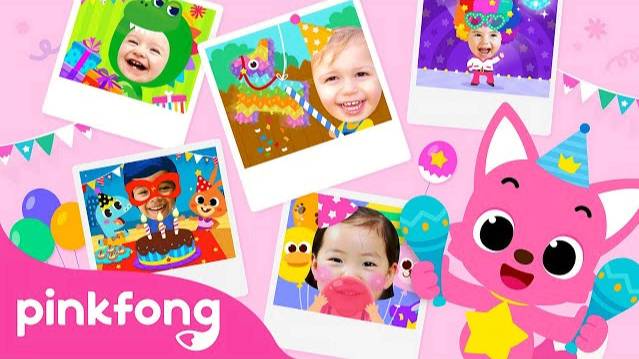 Happy Birthday🎂 Pinkfong🎉ㅣDress up and Decorate Cakes & BalloonsㅣKids GameㅣBirthday Party App смотреть онлайн