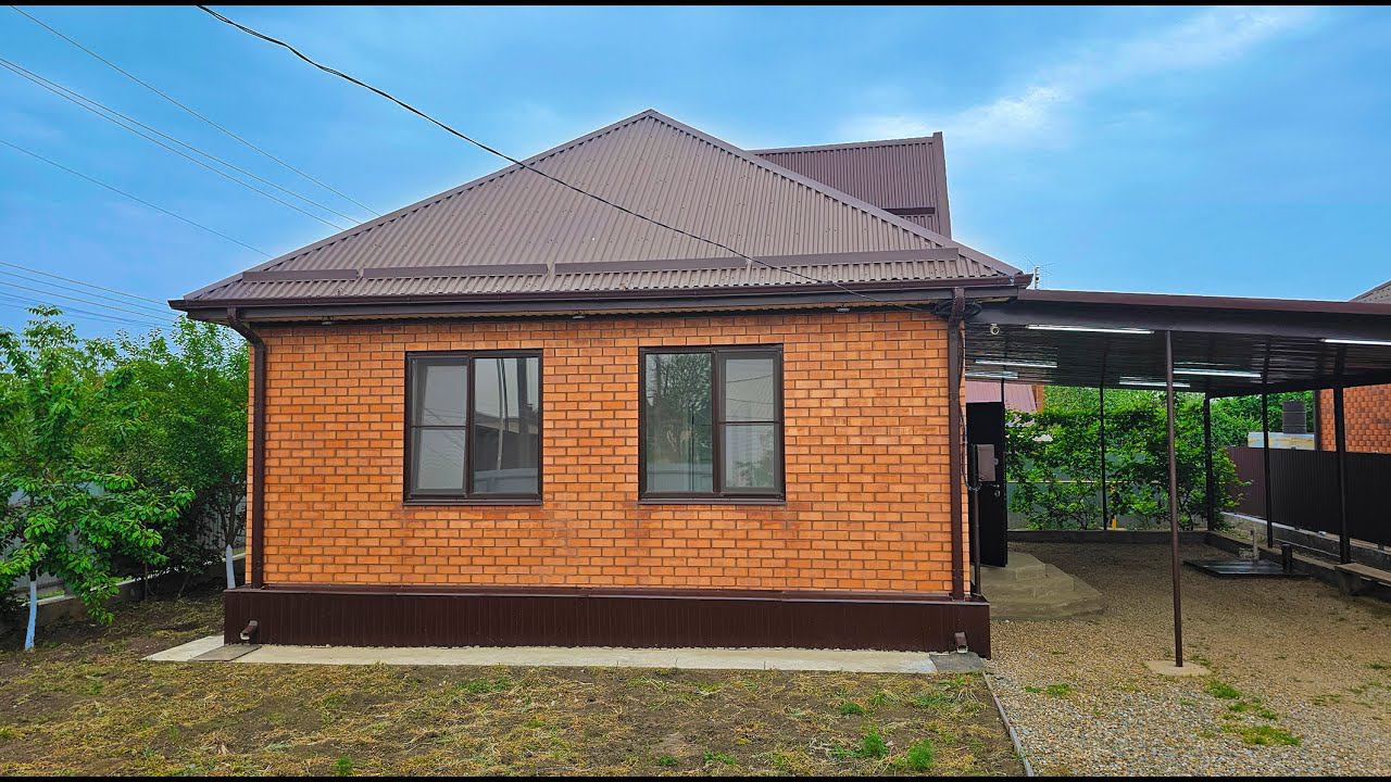 Новый дом под сельскую ипотеку в станице на юге | Станица Холмская смотреть онлайн