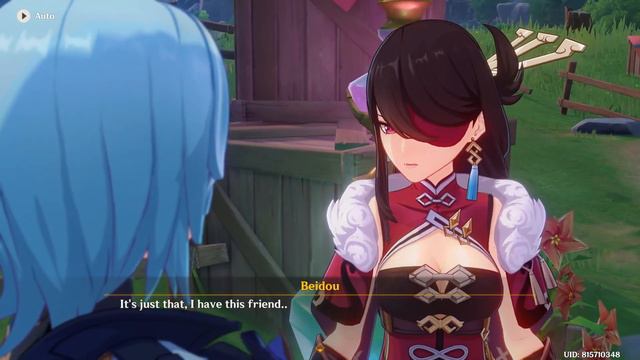 EULA Meets BEIDOU in Mondstadt Cutscene Genshin Impact смотреть онлайн