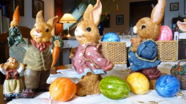 Der Osterhase und das Osterei